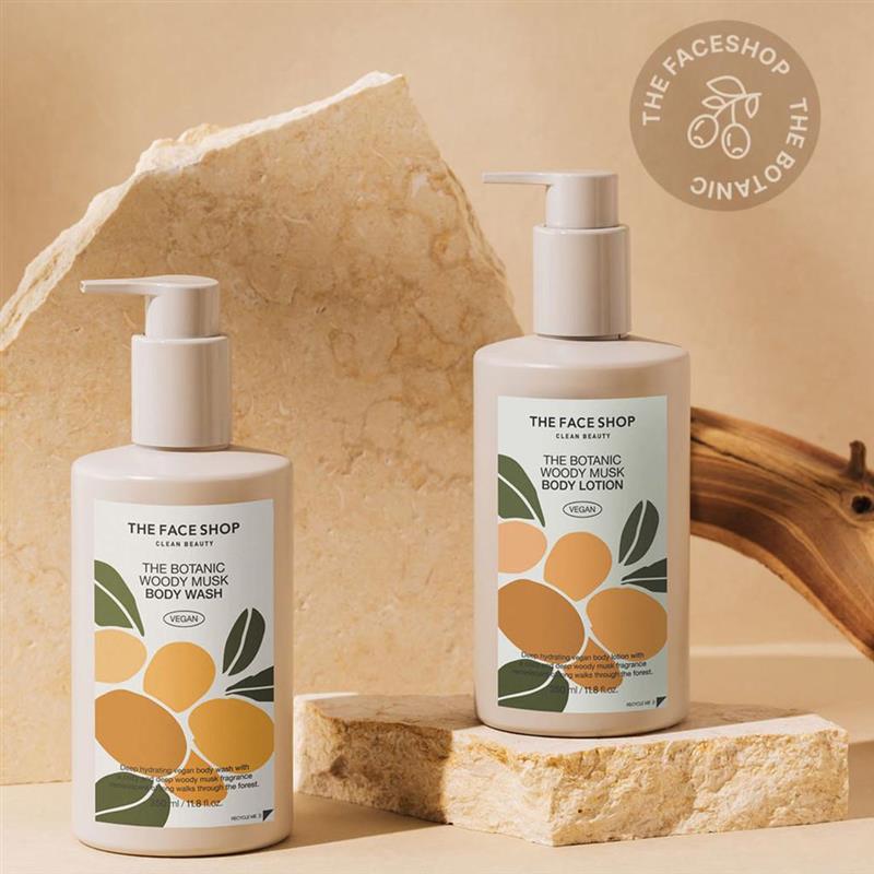 THE BOTANIC WOODY MUSK BODY LOTION