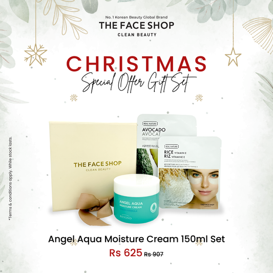 ANGEL AQUA MOISTURE CREAM 150ML - CHRISTMAS SET