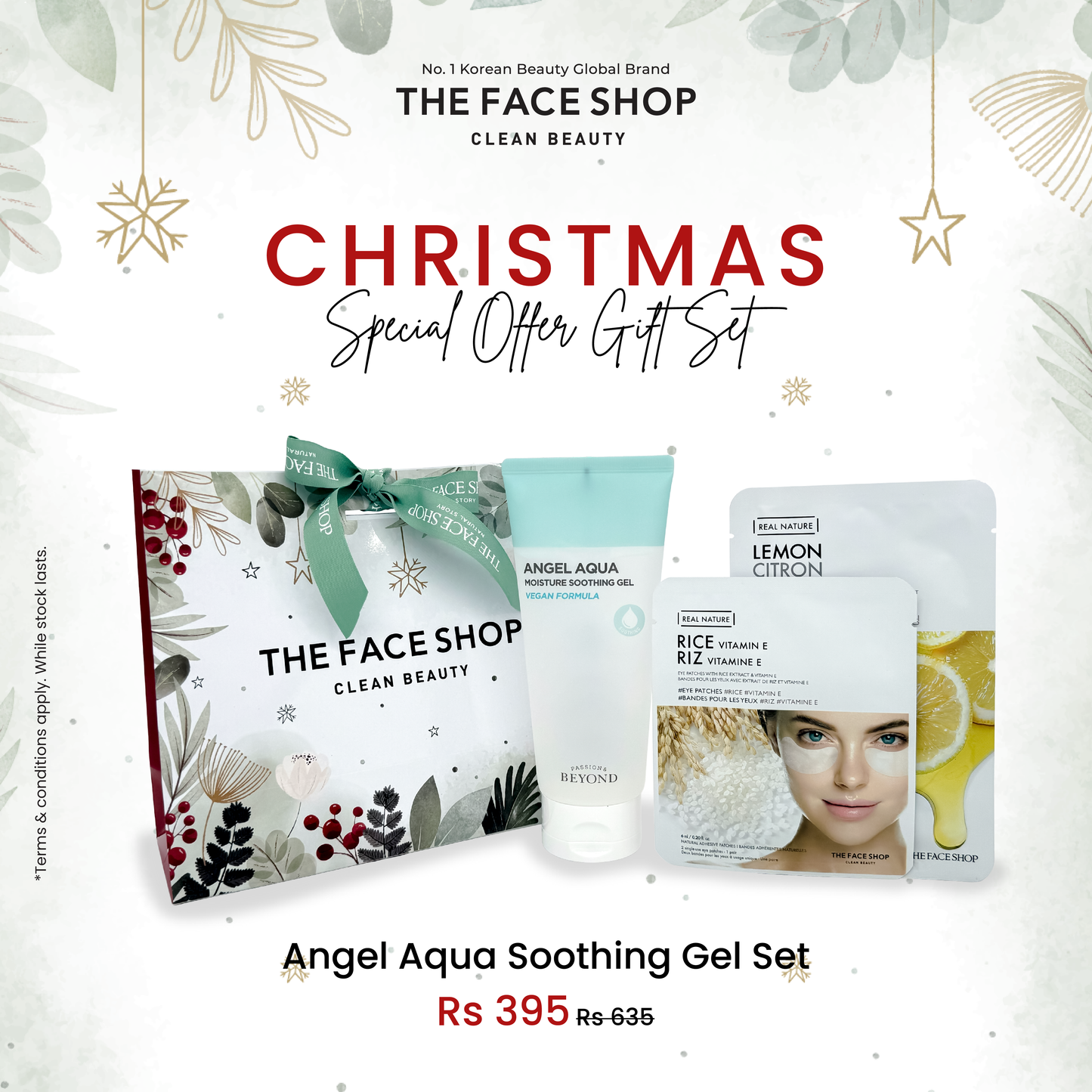 ANGEL AQUA SOOTHING GEL - CHRISTMAS SET