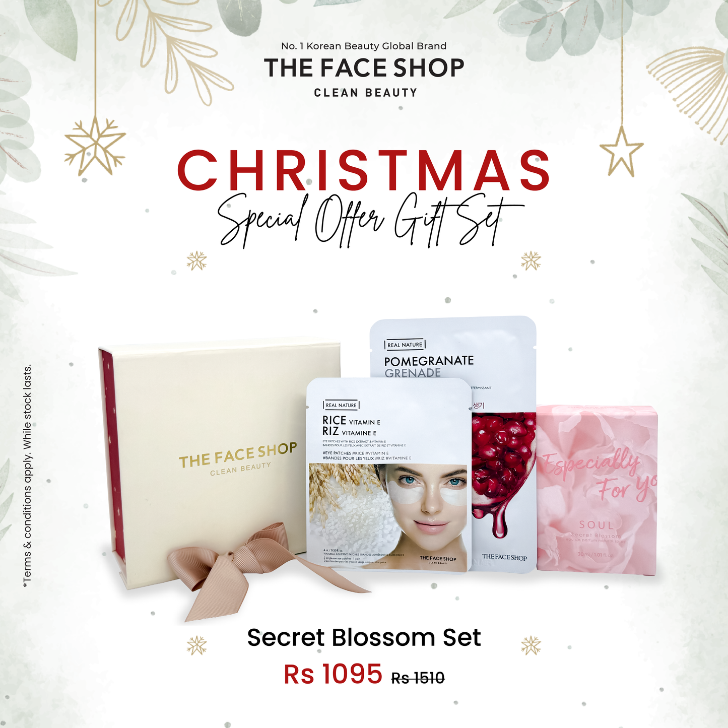 SECRET BLOSSOM - CHRISTMAS SET