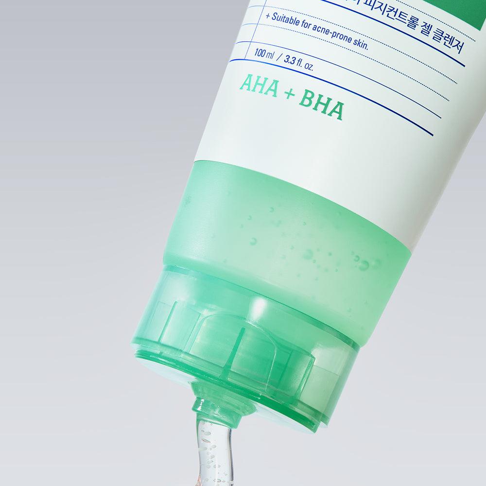 DR. BELMEUR DERMA ACTIVE AHA BHA SEBUM CONTROL GEL CLEANSER