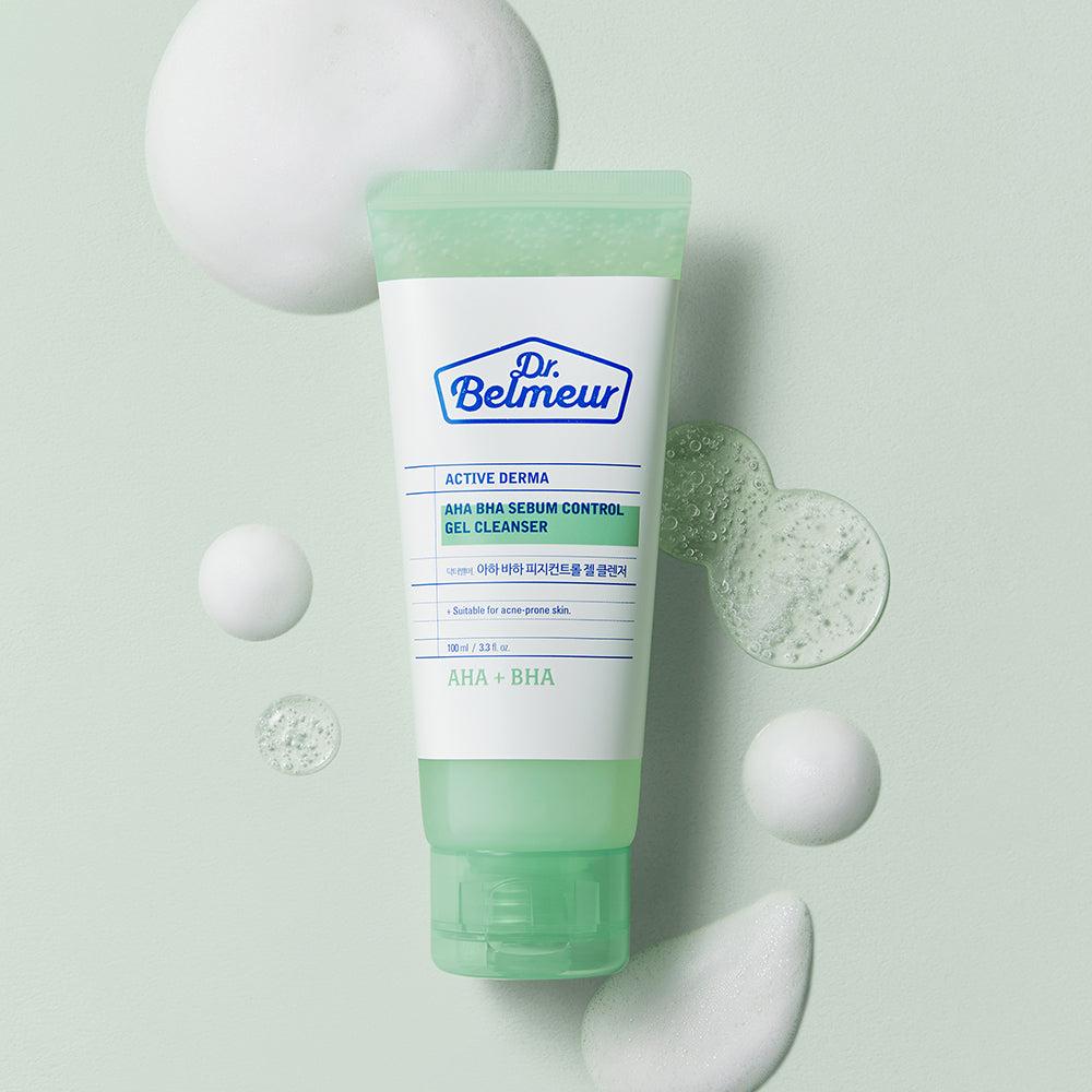 DR. BELMEUR DERMA ACTIVE AHA BHA SEBUM CONTROL GEL CLEANSER