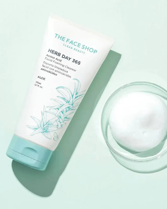 HERB DAY 365 AMINO ACID FOAMING CLEANSER ALOE