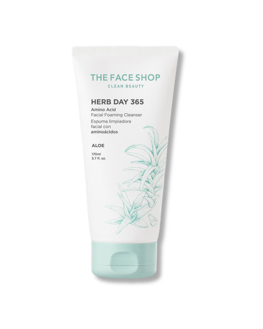 HERB DAY 365 AMINO ACID FOAMING CLEANSER ALOE