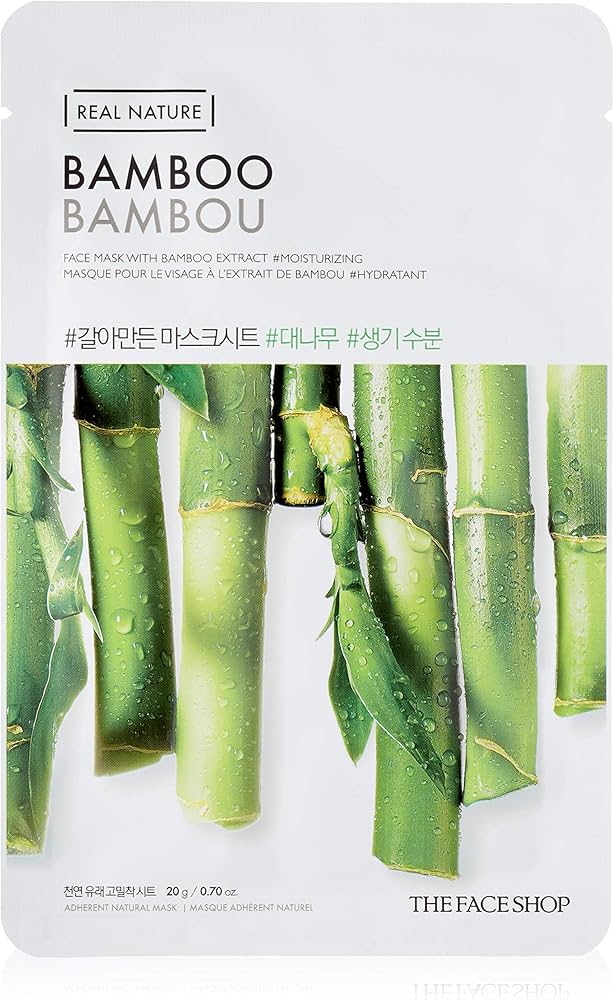 REAL NATURE BAMBOO FACE MASK - 20G