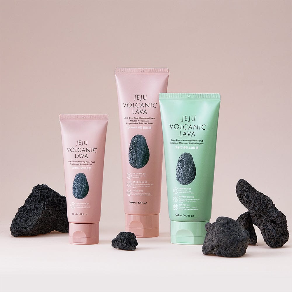 JEJU VOLCANIC LAVA DEEP PORE CLEANSING FOAM SCRUB - 140ML