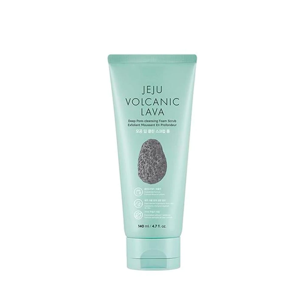 JEJU VOLCANIC LAVA DEEP PORE CLEANSING FOAM SCRUB - 140ML