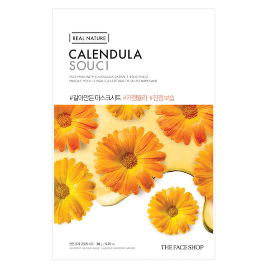 REAL NATURE CALENDULA FACE MASK